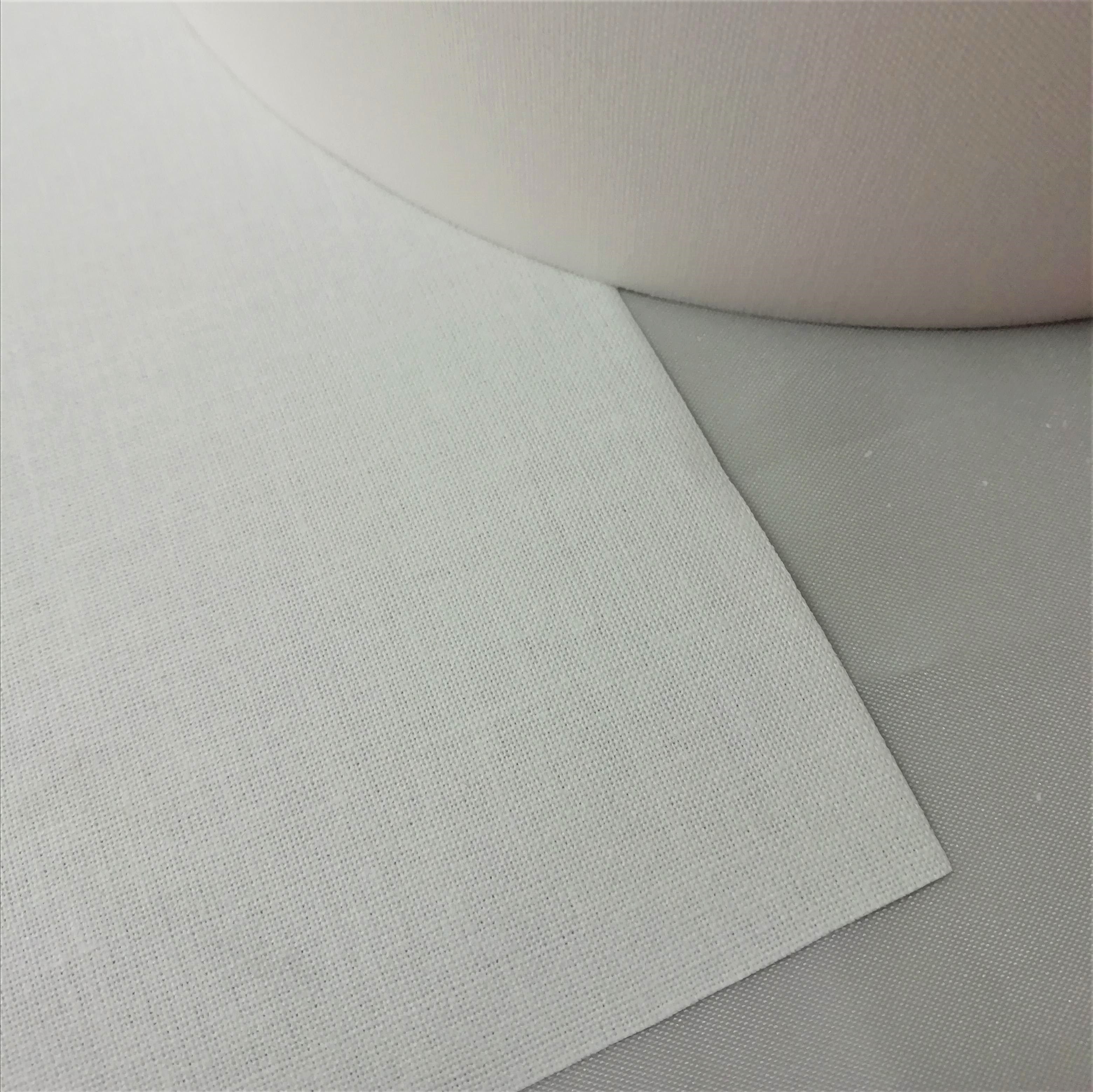 Cotton buckram for curtain headings