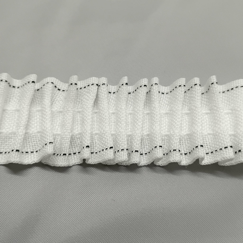 1 inch flame retardant curtain tape pleated