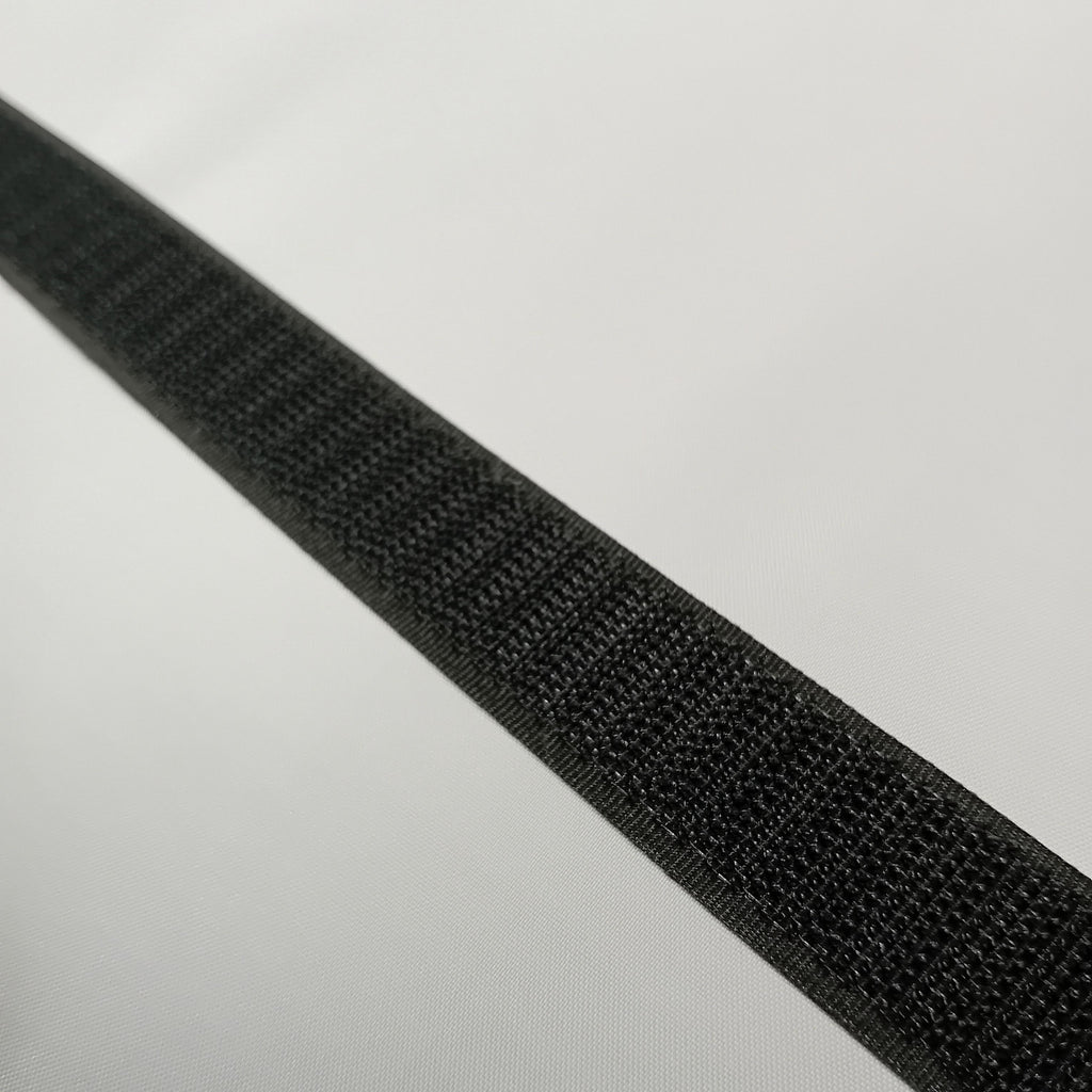 Sew hook tape in black