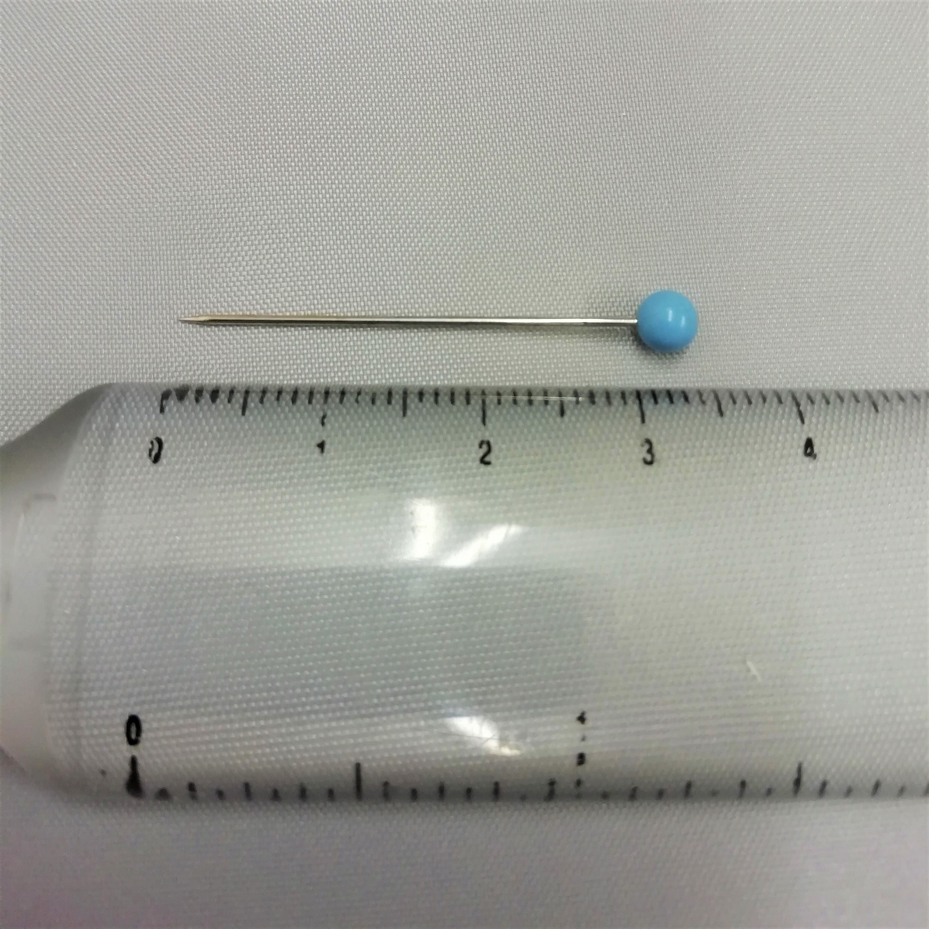 34 x 0.65mm straight plastic head pins