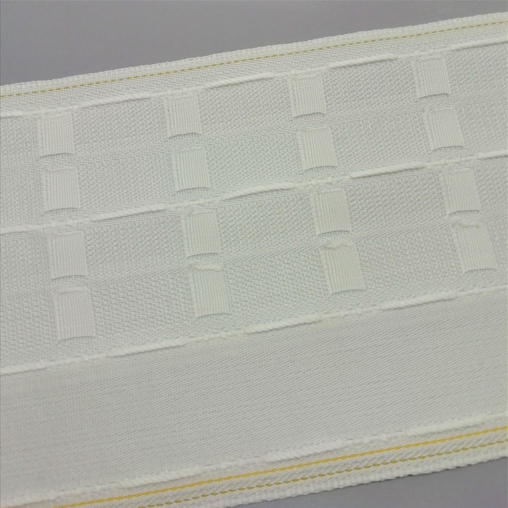 The woven pockets on 6 inch pencil pleat curtain tape
