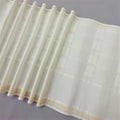 A close up of 6 inch pencil pleat curtain tape