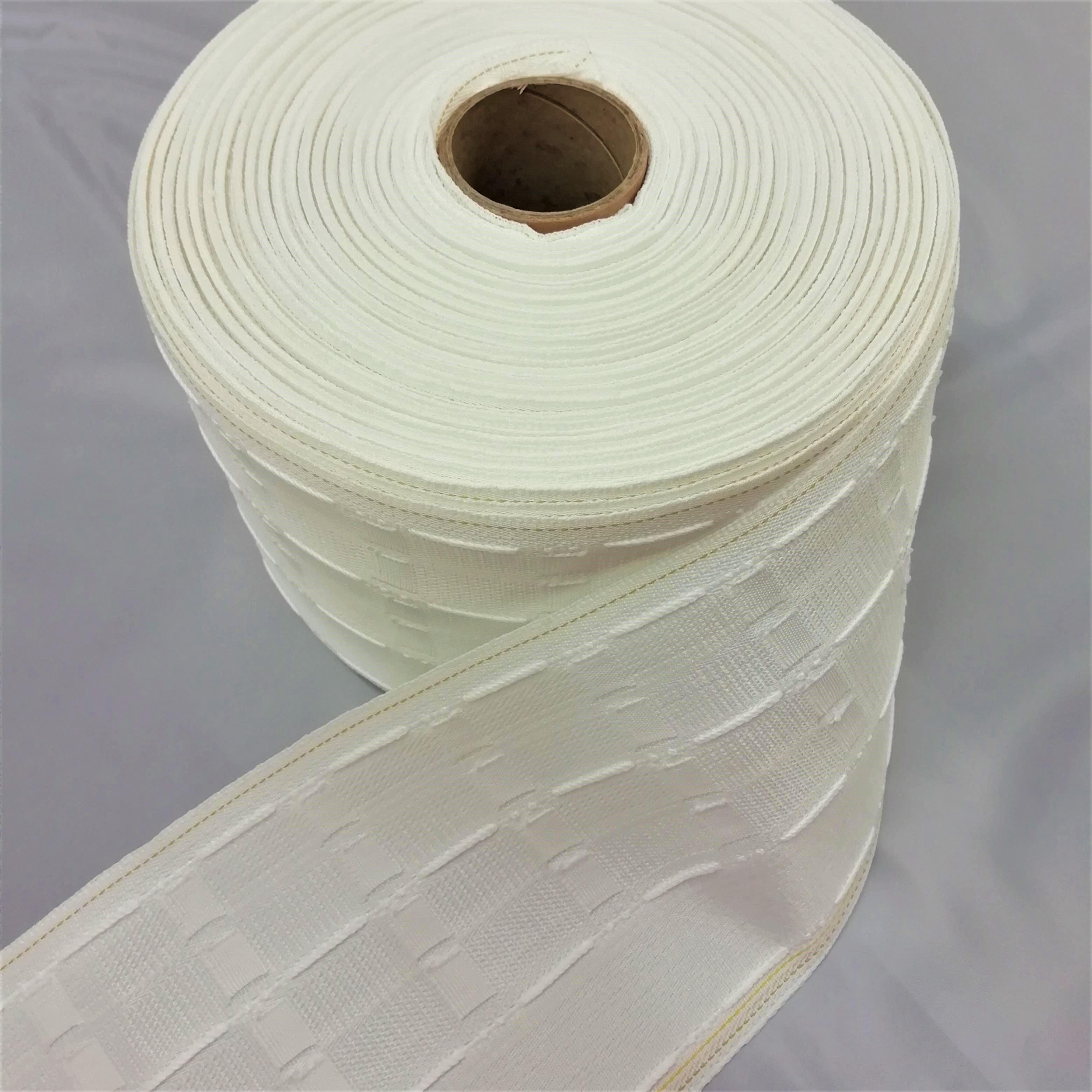A roll of 6 inch premium pencil pleat curtain tape