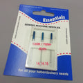 Pack of Sewing machine needles for denim and heavy fabrics