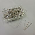 Steel pins in small plastic box