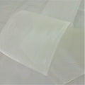 A close up of clear translucent buckram