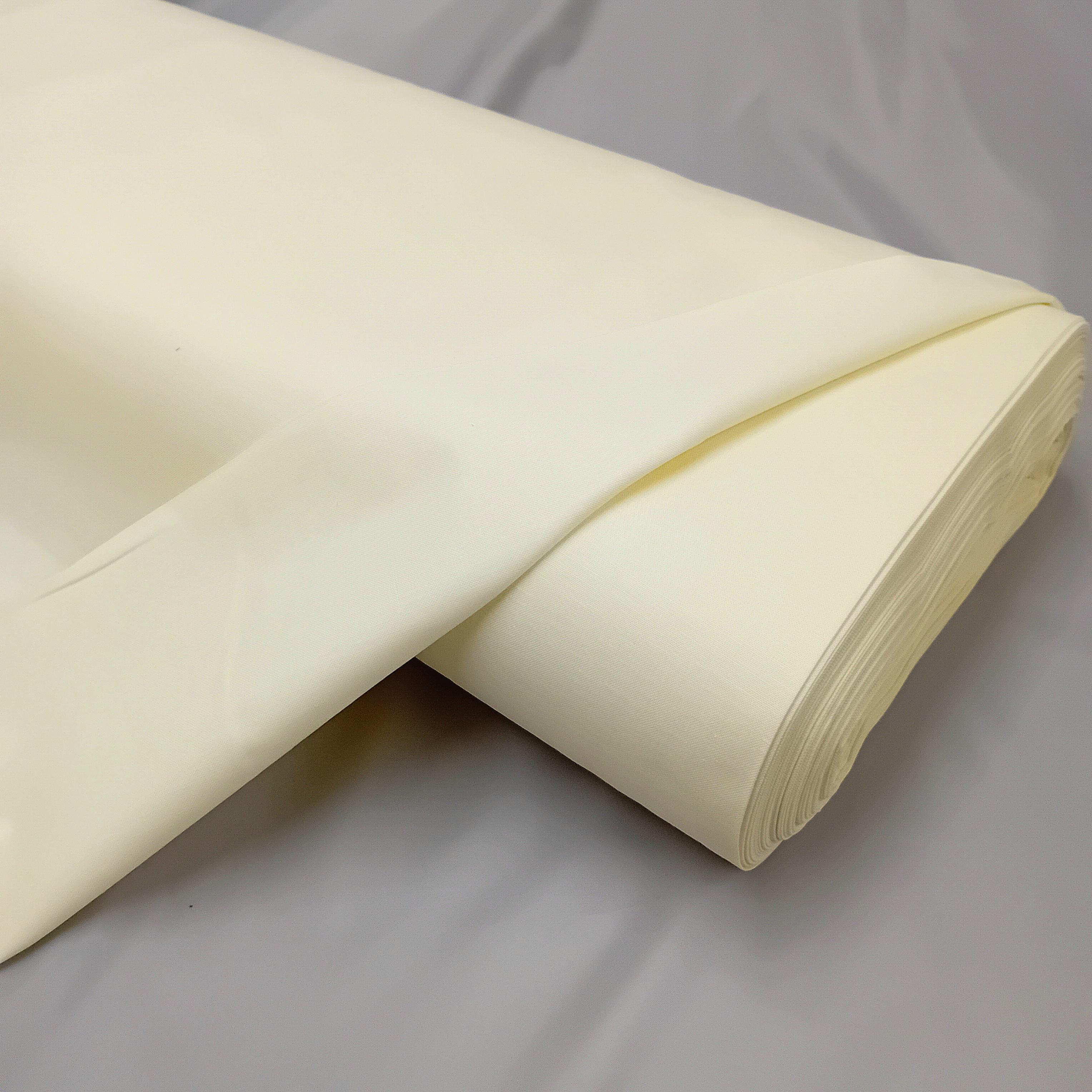 a roll of poly cotton curtian lining