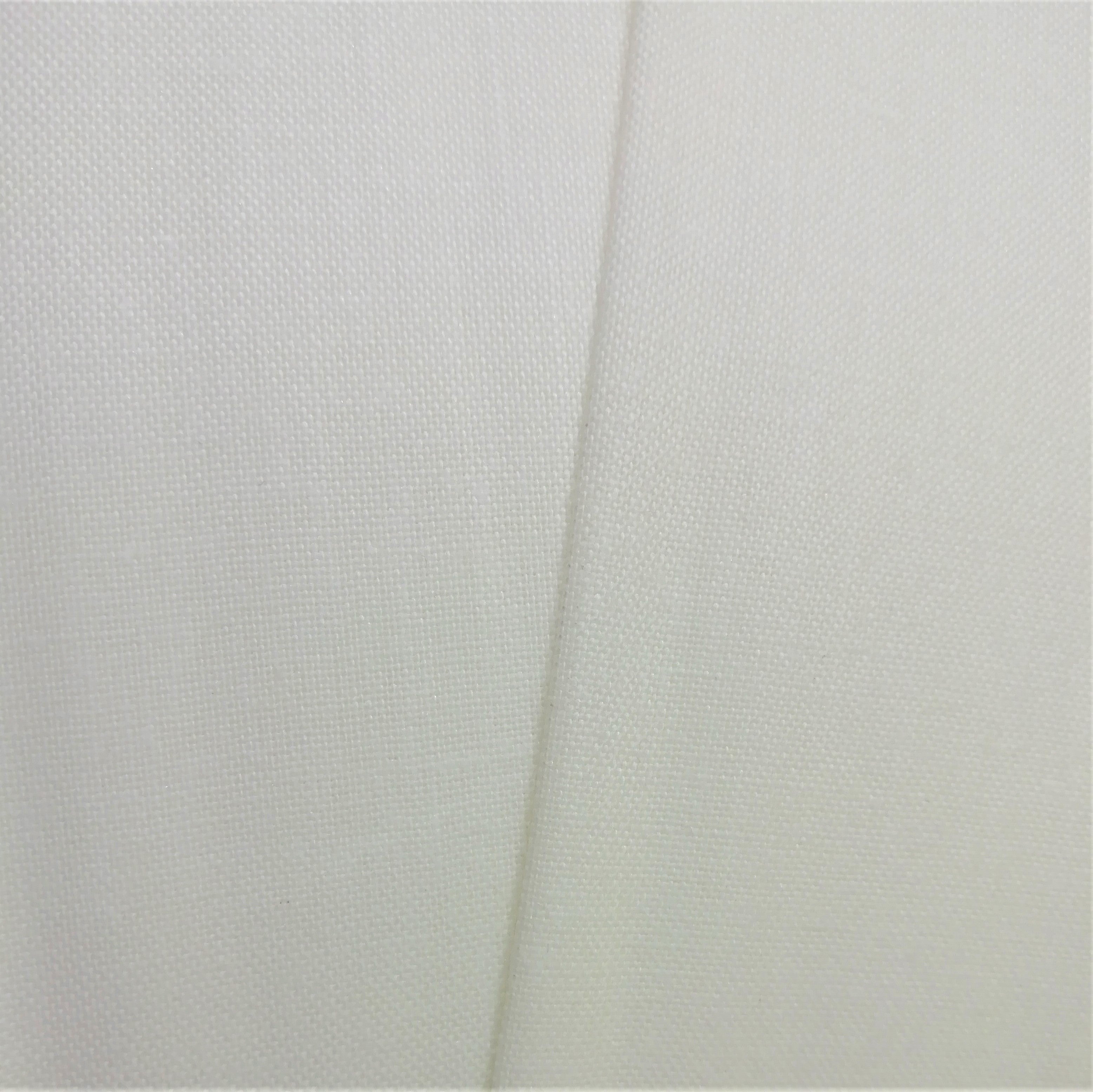 Close up of ivory budget curtain lining