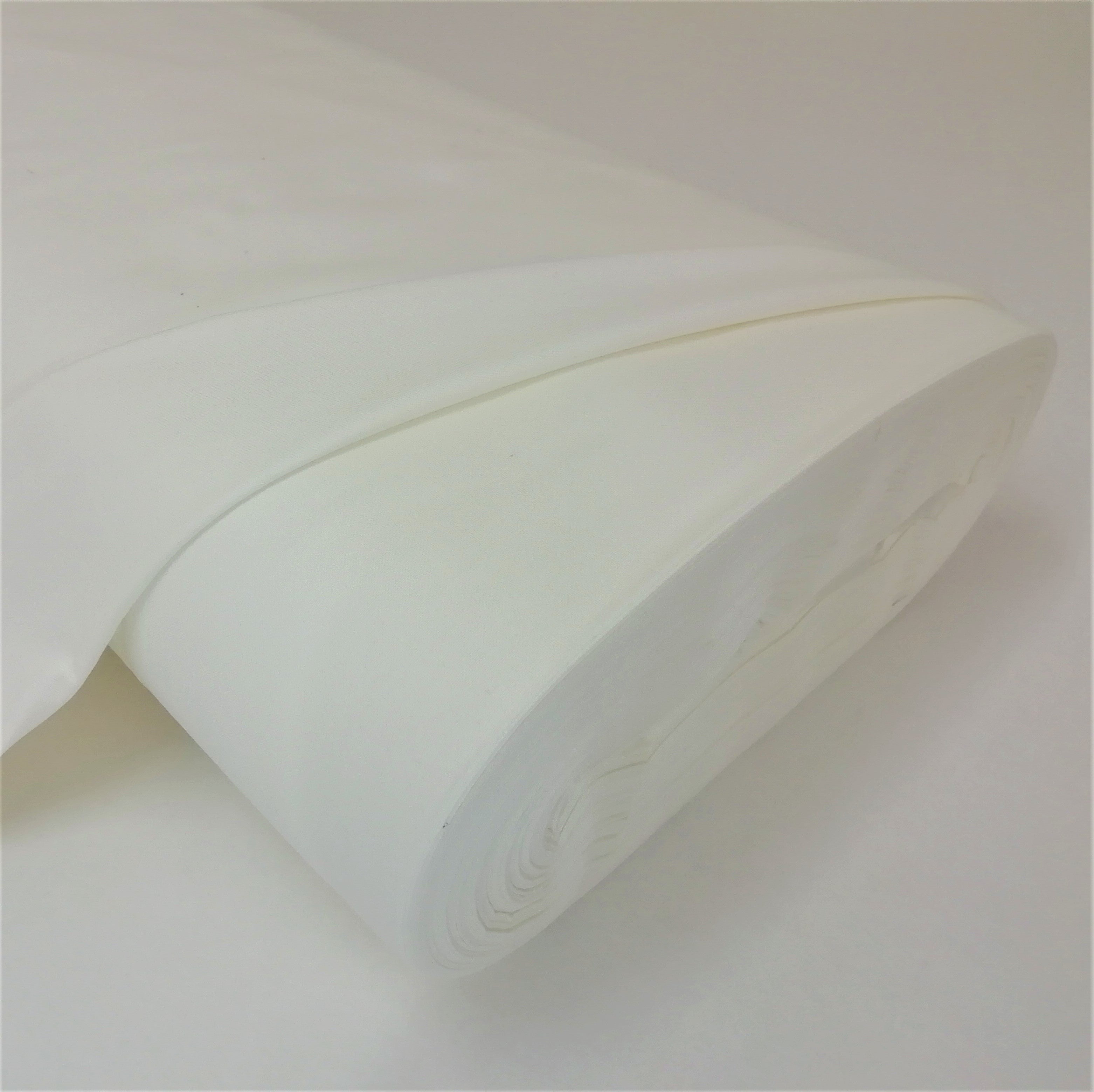 Roll of budget ivory budget curtain lining
