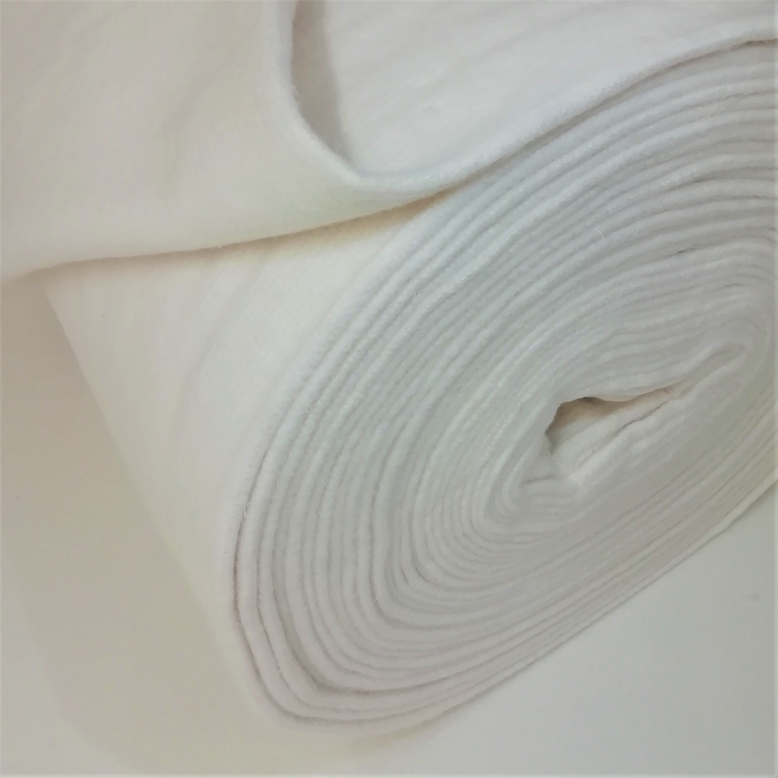 Roll of cotton curtain interlining