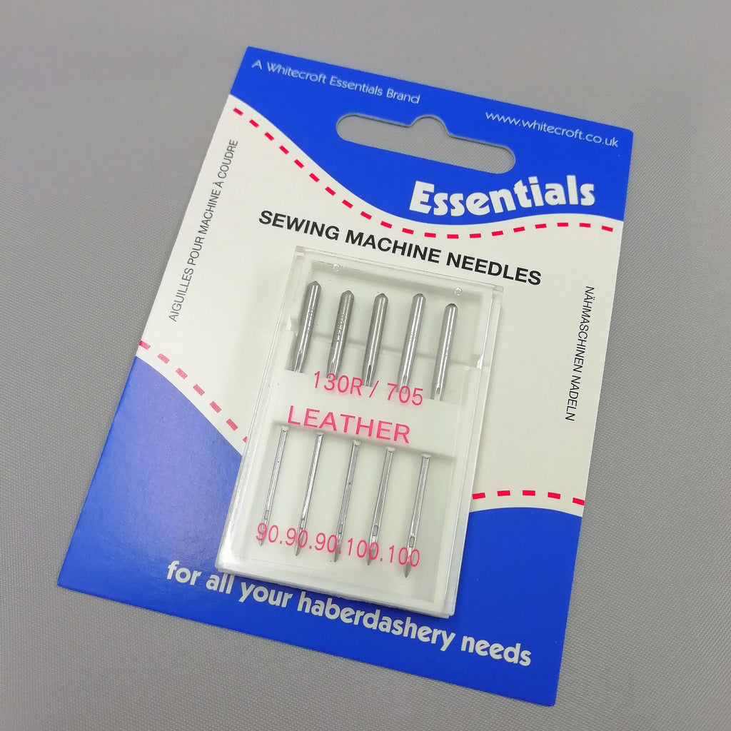 A pack of Leather point sewing machine needles