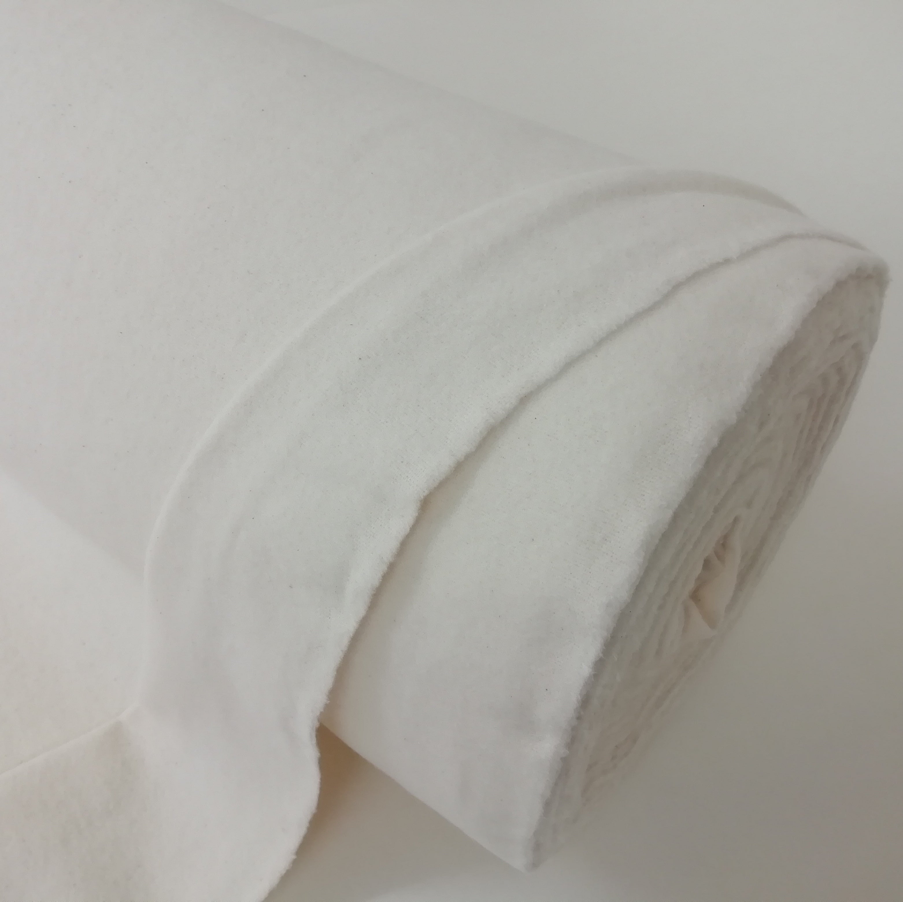 Roll of light cotton interlining