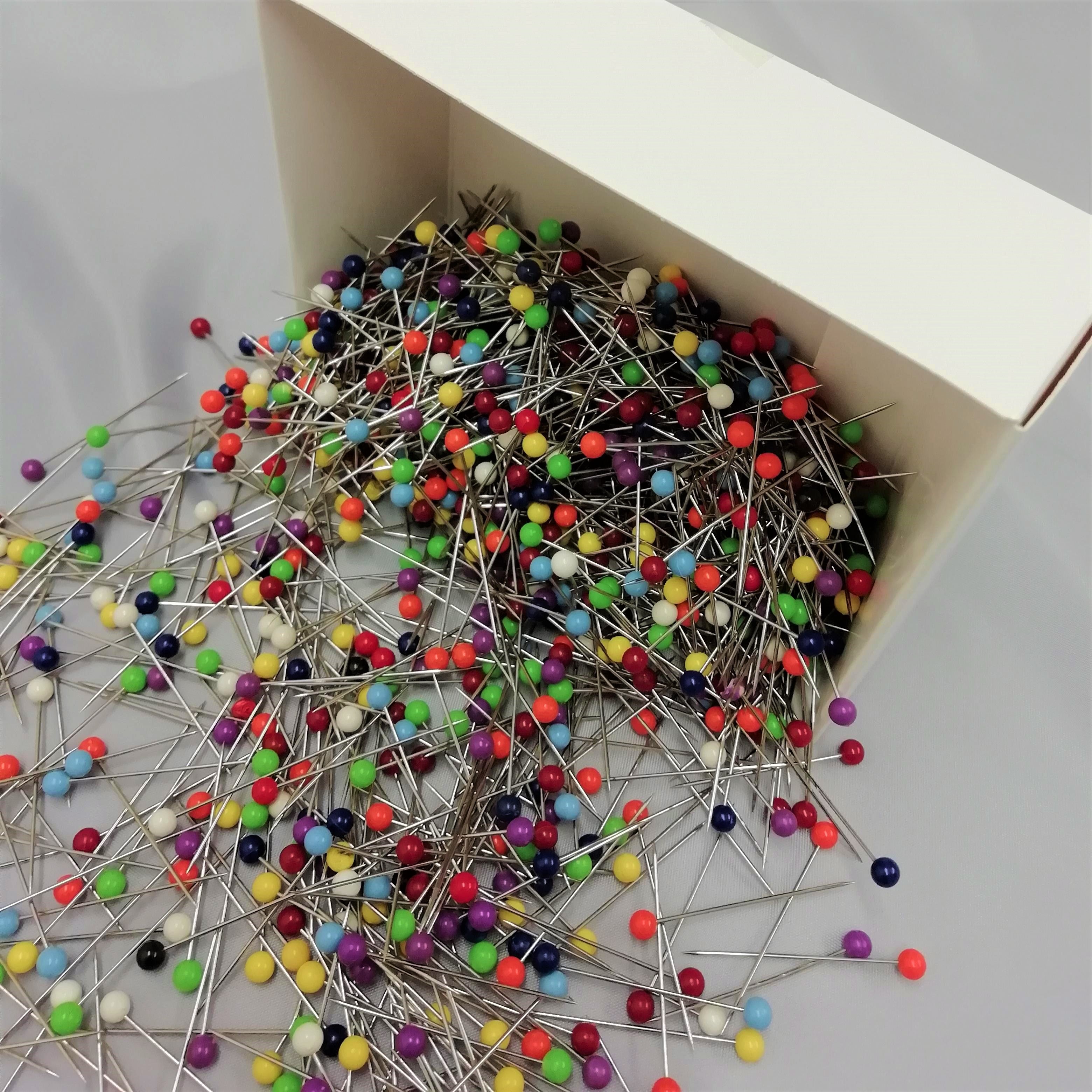 34mm pins with plastic heads