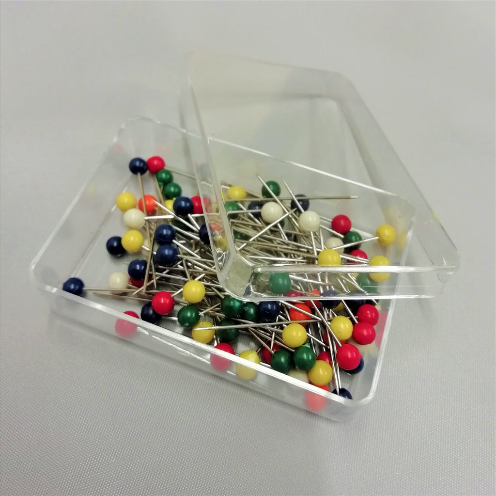 box of plastic head pins