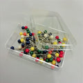 box of plastic head pins