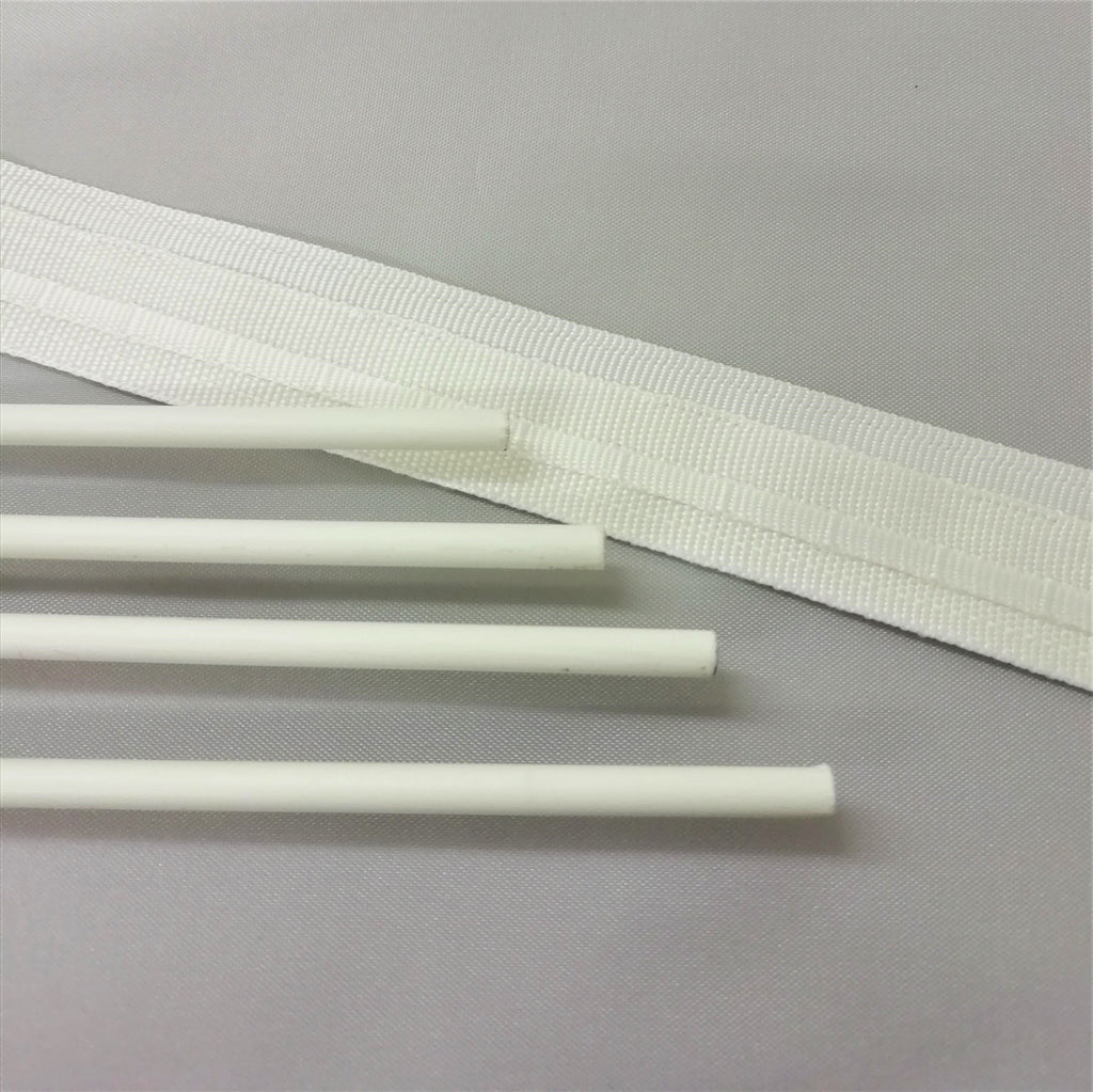 Roman blind tape and rods